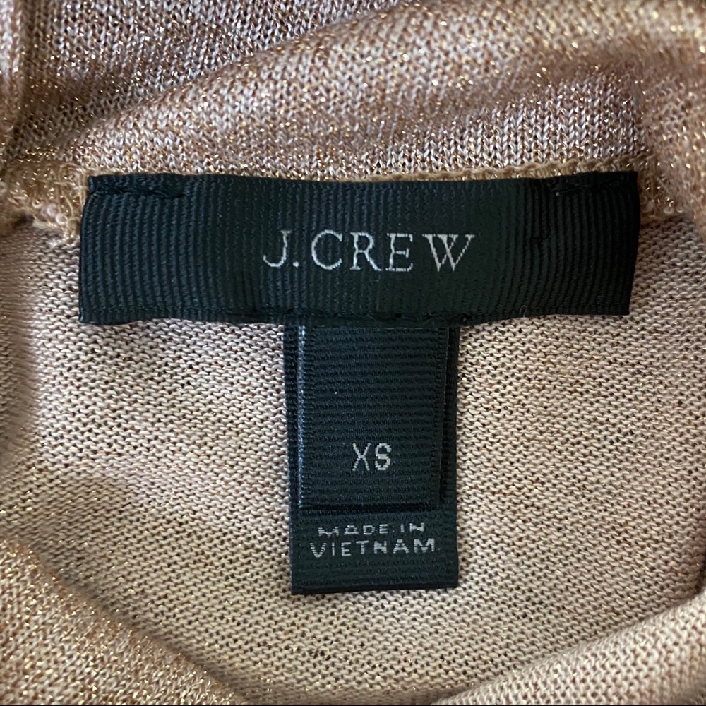 J.CREW Shiny Gold Top - Picture 6 of 7